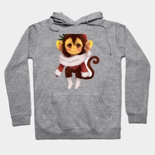 Cute Monkey Drawing Hoodie